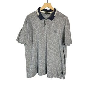 Ted Baker London Mens‎ Size 5 Striped Polo Shirt Short Sleeve Casual FLAW PHOTOS
